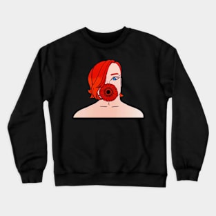 Mouth Flower Crewneck Sweatshirt